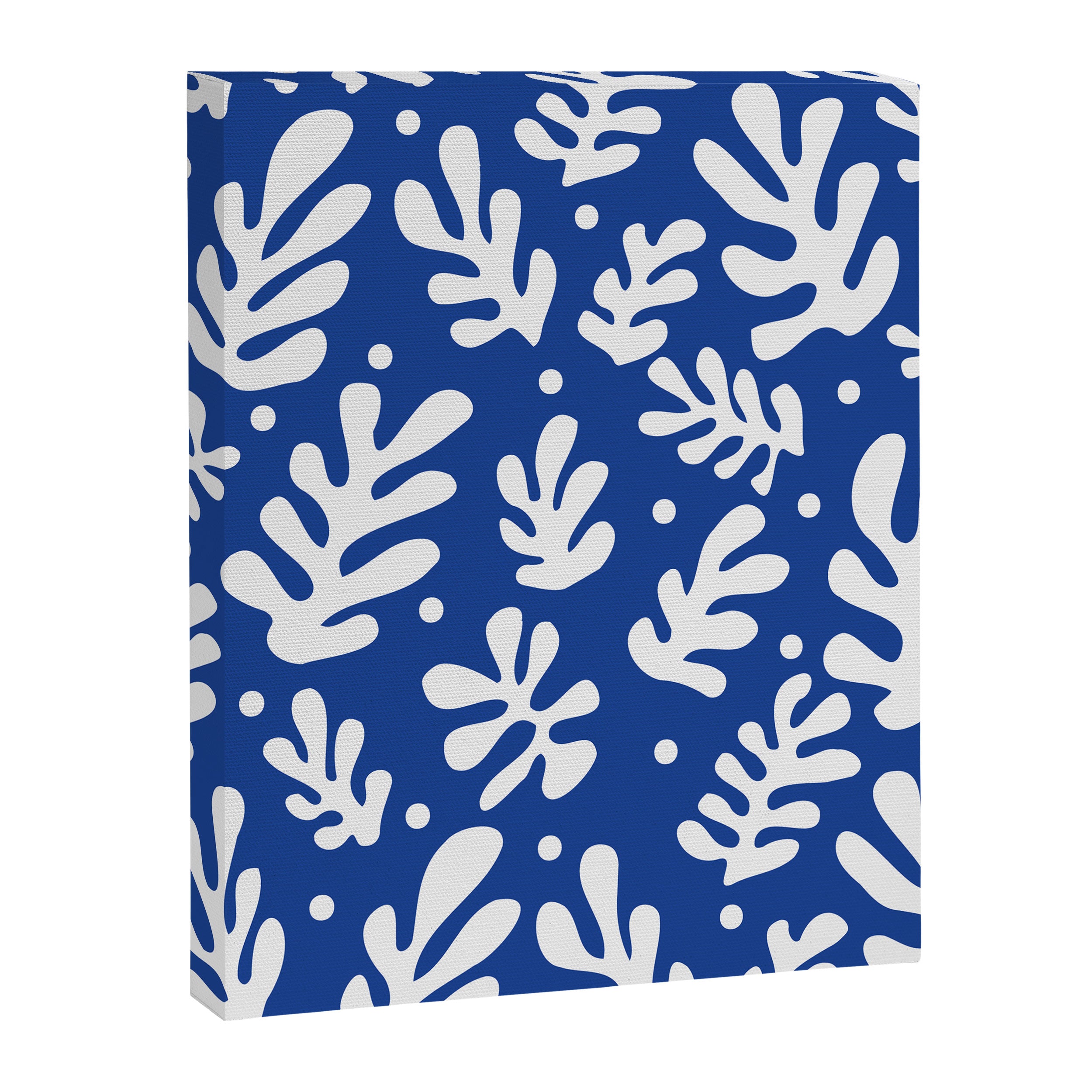 Henri Matisse - Leaves Pattern - Deep Blue Canvas Print Gallery Image 6