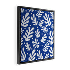 Henri Matisse - Leaves Pattern - Deep Blue Framed Canvas Print Gallery Image 2