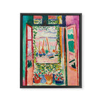 Henri Matisse - The Open Window Framed Canvas Print Gallery Image 6