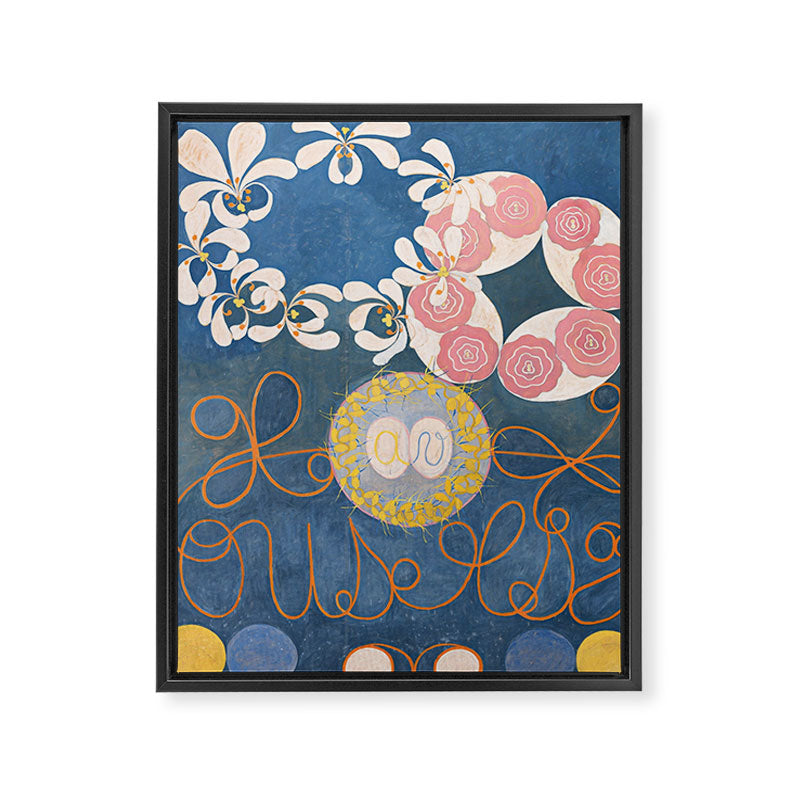 Hilma af Klint - Group IV, The Ten Largest, No. 1, Childhood Framed Canvas Print Gallery Image 6