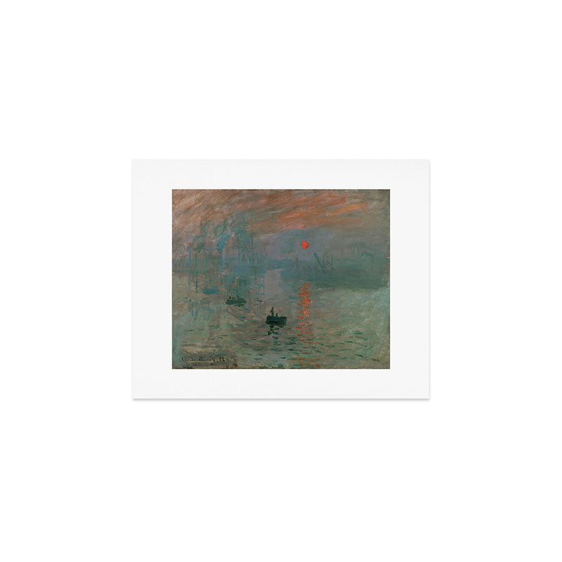 Impression, Sunrise, Claude Monet Art Print Gallery Image 1