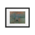 Impression, Sunrise, Claude Monet Framed Art Print Gallery Image 5
