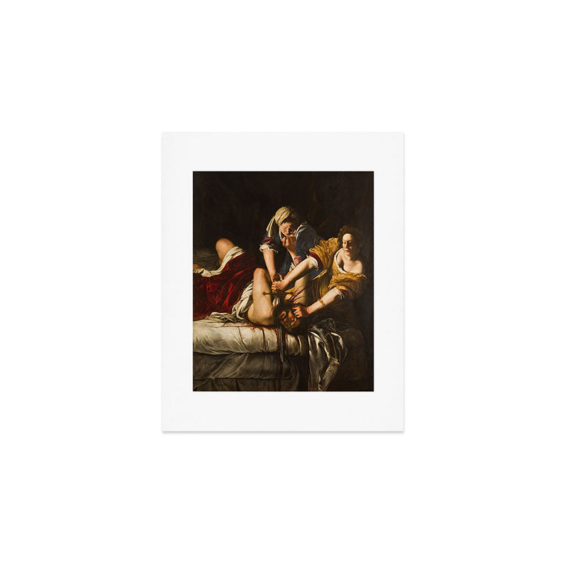 Judith Slaying Holofernes by Artemisia Gentileschi Art Print Gallery Image 1