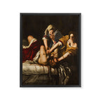 Judith Slaying Holofernes by Artemisia Gentileschi Framed Canvas Print Gallery Image 6