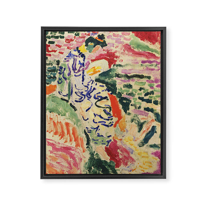 La Japonaise Woman beside the Water by Henri Matisse Framed Canvas Print Gallery Image 1