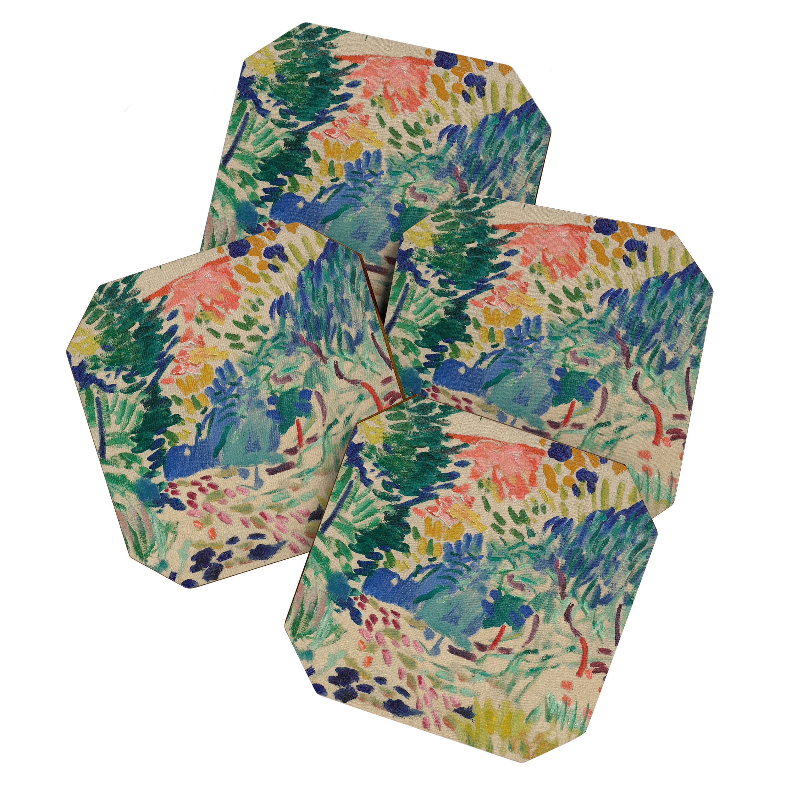 Landscape at Collioure by Henri Matisse Coaster Gallery Image 1
