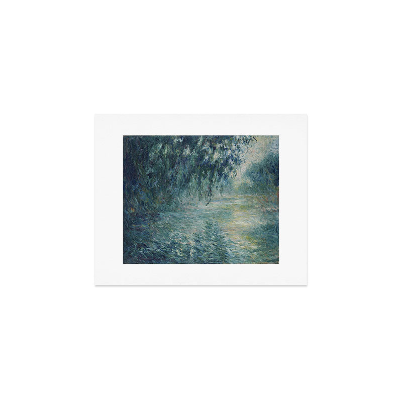 Morning on the Seine, Claude Monet Art Print Gallery Image 1