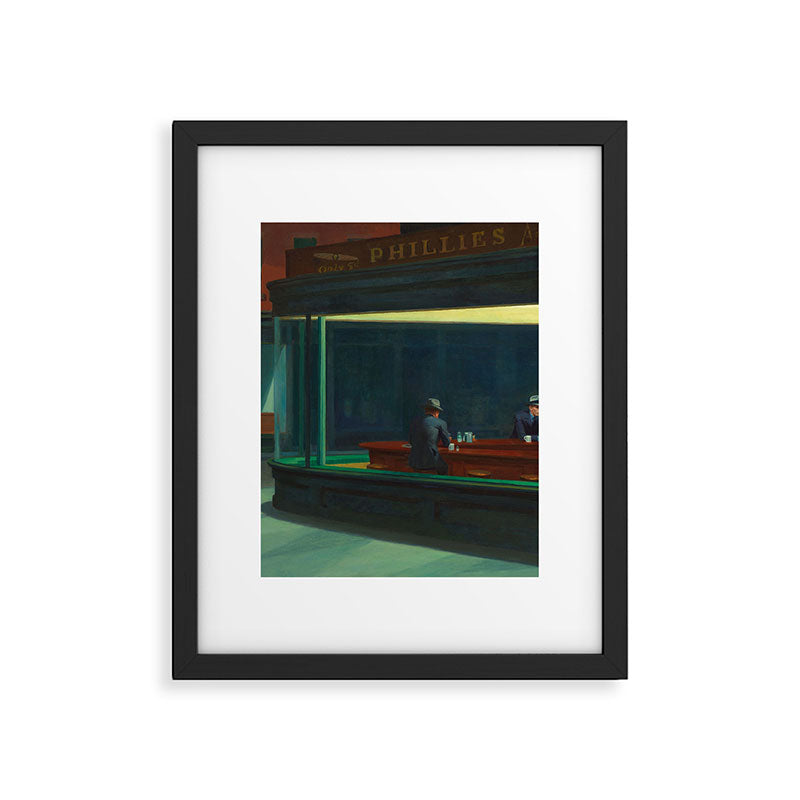 Nighthawks by Edward Hopper  Framed Art Print Gallery Image 5