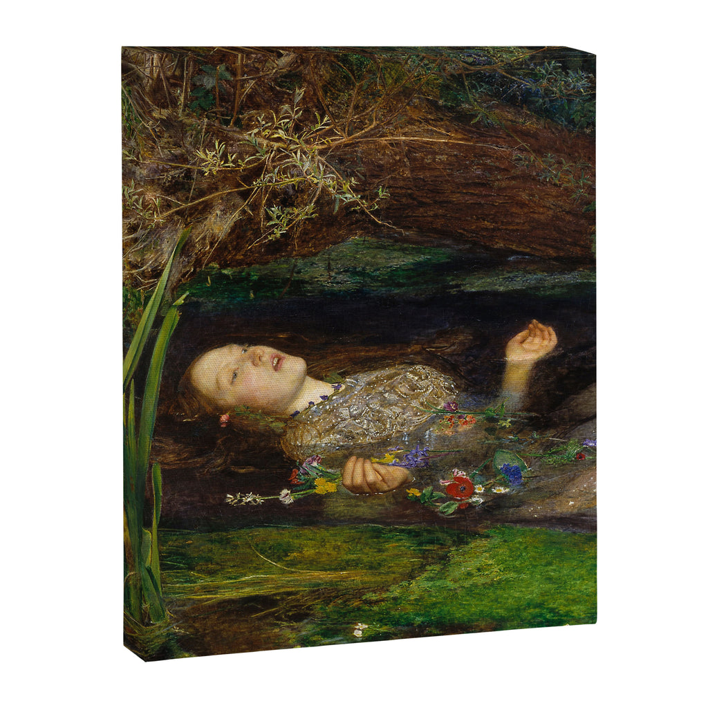 Ophelia, John Everett Millais Canvas Print Gallery Image 6