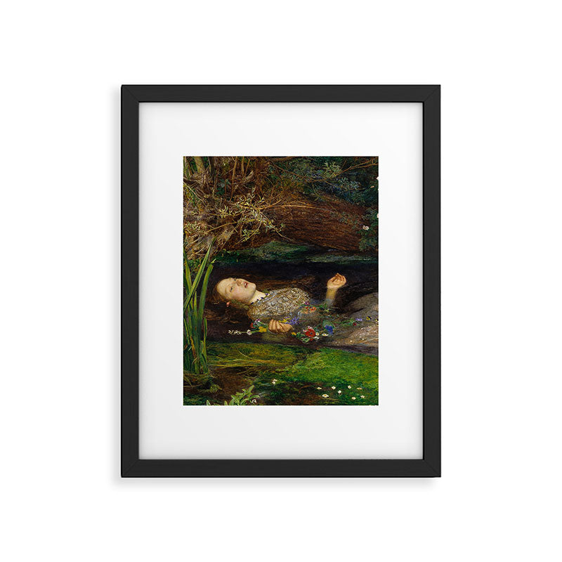 Ophelia, John Everett Millais Framed Art Print Gallery Image 5