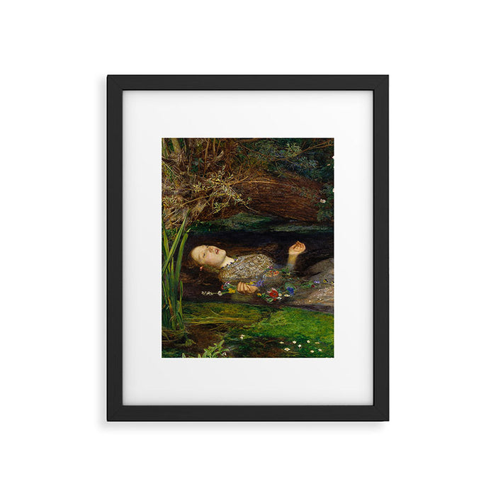Ophelia, John Everett Millais Framed Art Print Gallery Image 1