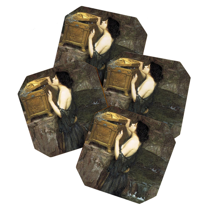Pandora by John William Waterhouse Coaster Gallery Image 1
