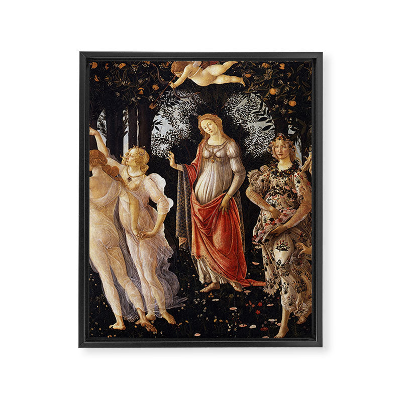 Primavera, Botticelli Framed Canvas Print Gallery Image 6