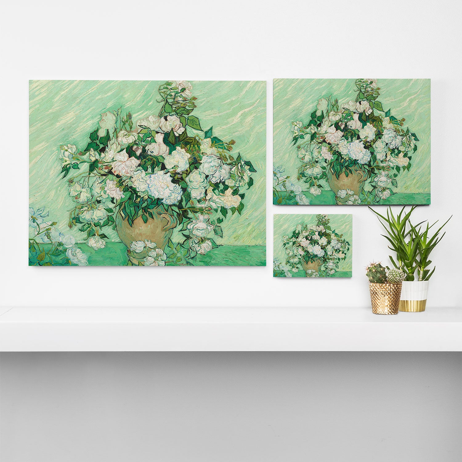 Roses, Vincent Van Gogh Canvas Print Gallery Image 3