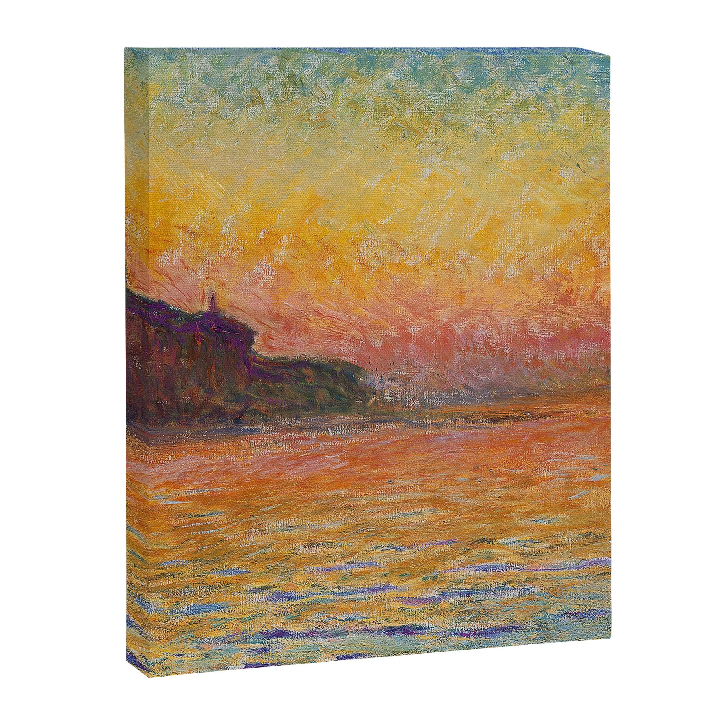 San Giorgio Maggiore at Dusk by Claude Monet Canvas Print Gallery Image 6