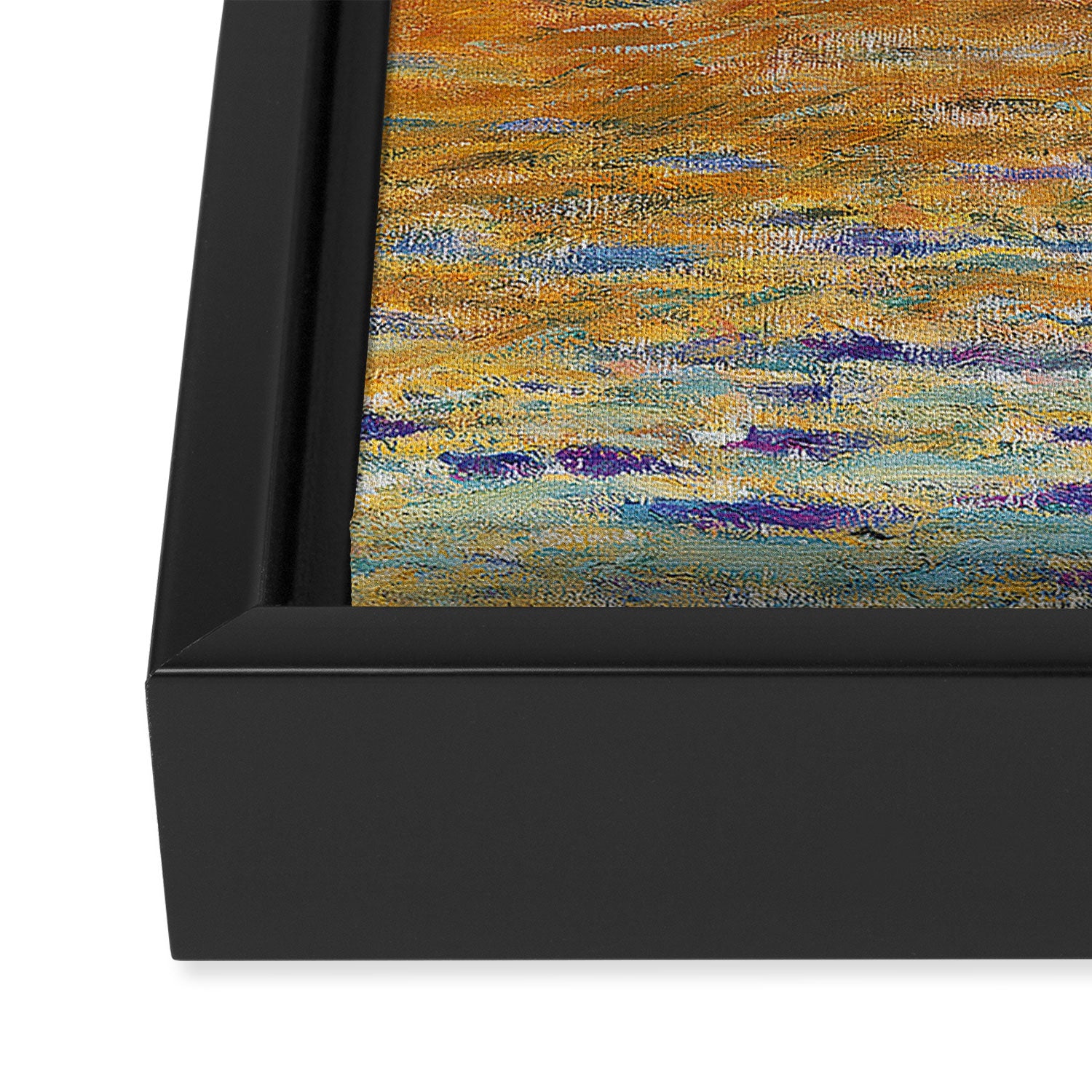 San Giorgio Maggiore at Dusk by Claude Monet Framed Canvas Print Gallery Image 3