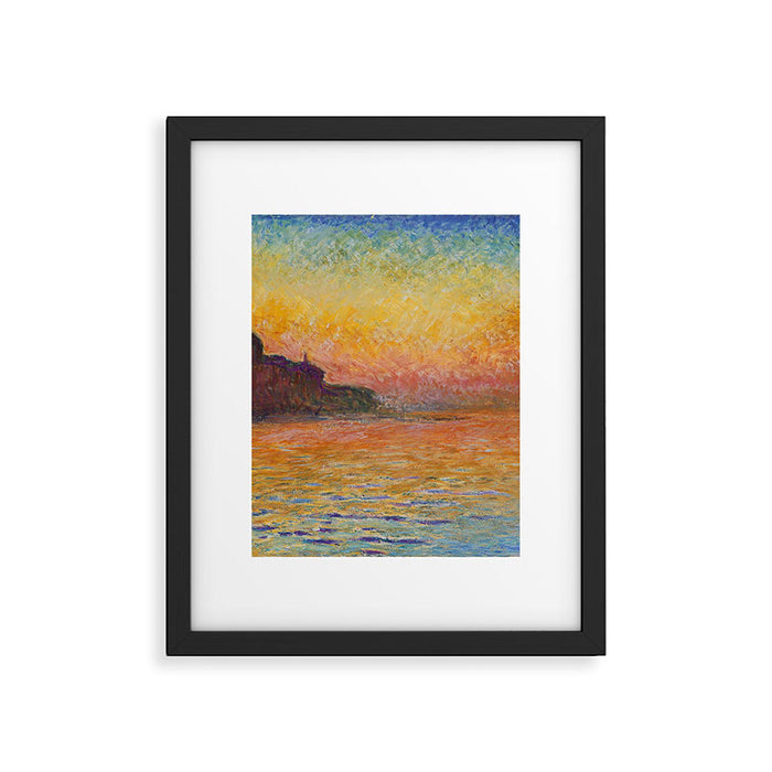 San Giorgio Maggiore at Dusk by Claude Monet Framed Art Print Gallery Image 1