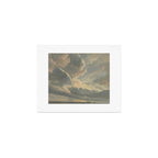 Study of Clouds with a Sunset near Rome Art Print Gallery Image 1
