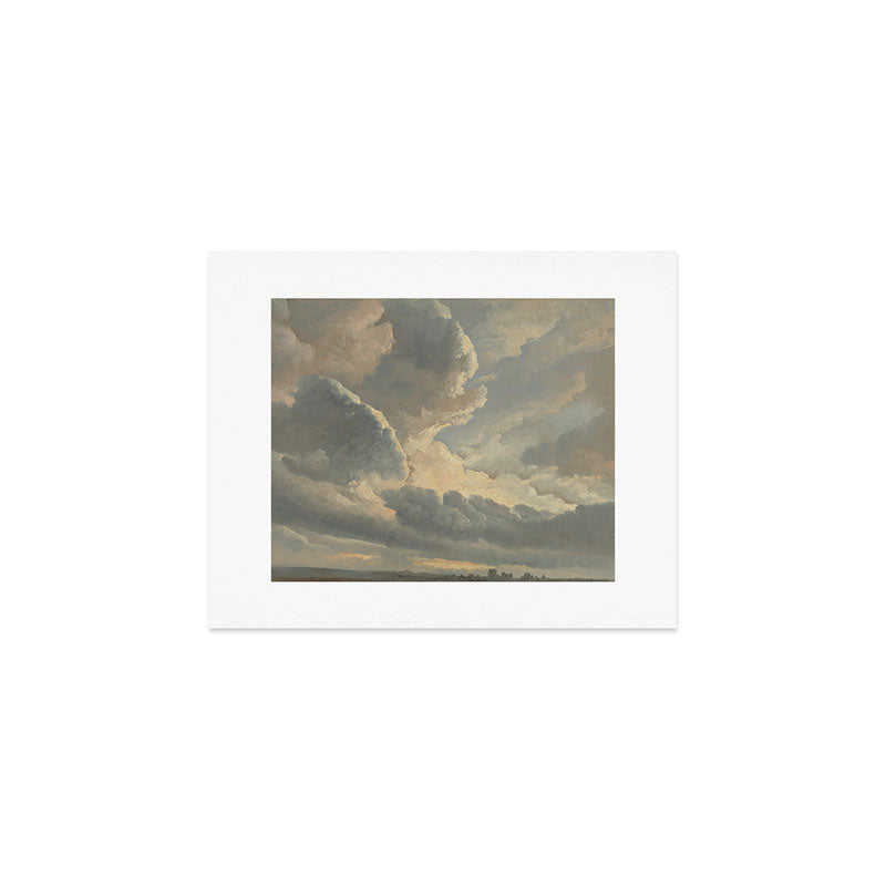 Study of Clouds with a Sunset near Rome Art Print Gallery Image 1