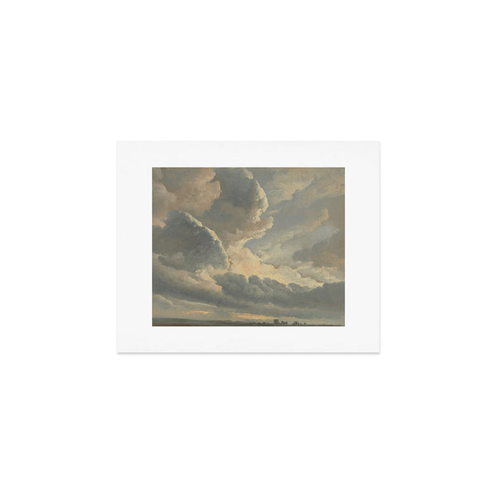 Study of Clouds with a Sunset near Rome Art Print Gallery Image 1