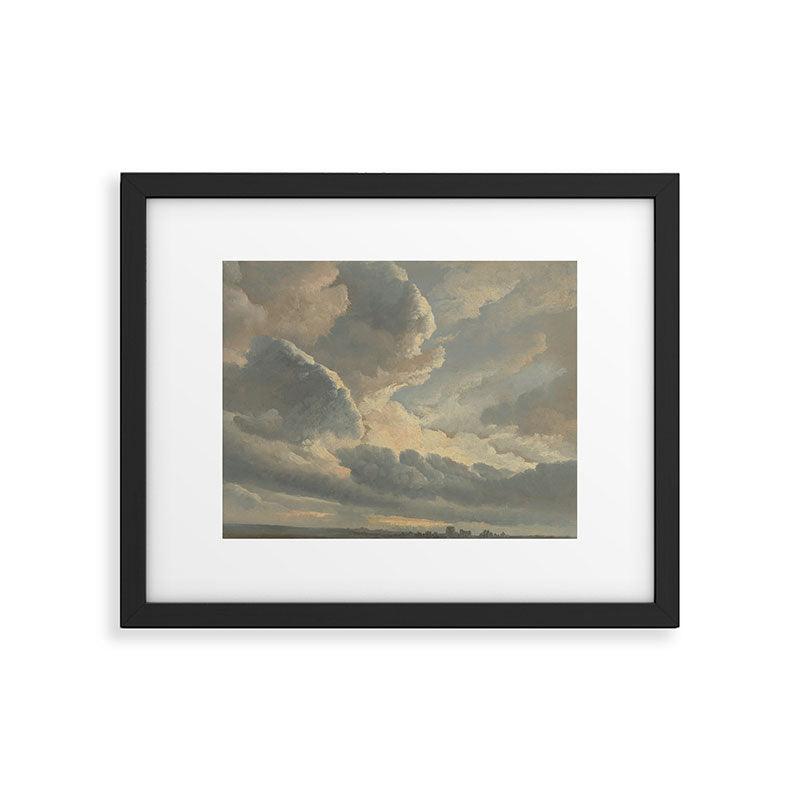 Study of Clouds with a Sunset near Rome Framed Art Print Gallery Image 5