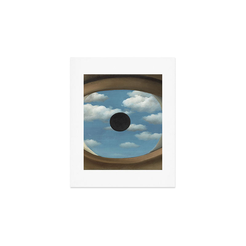 The False Mirror by René Magritte Art Print Gallery Image 1
