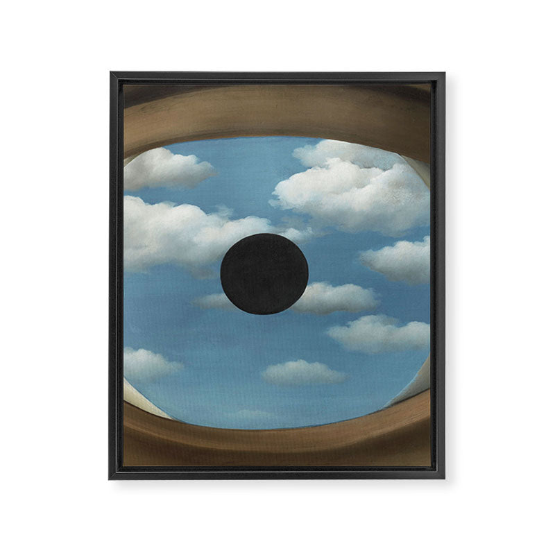The False Mirror by René Magritte Framed Canvas Print Gallery Image 6