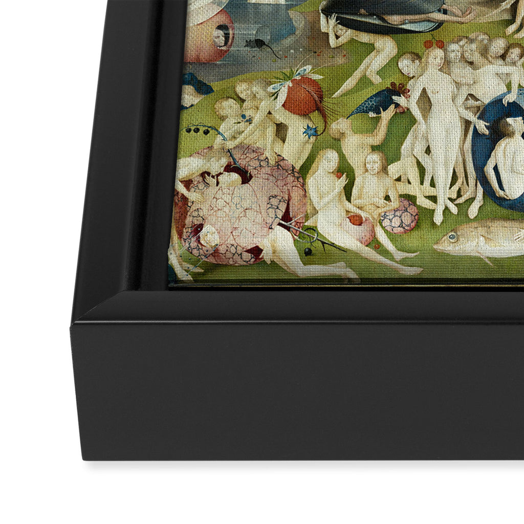 The Garden of Earthly Delights Framed Canvas Print Gallery Image 3