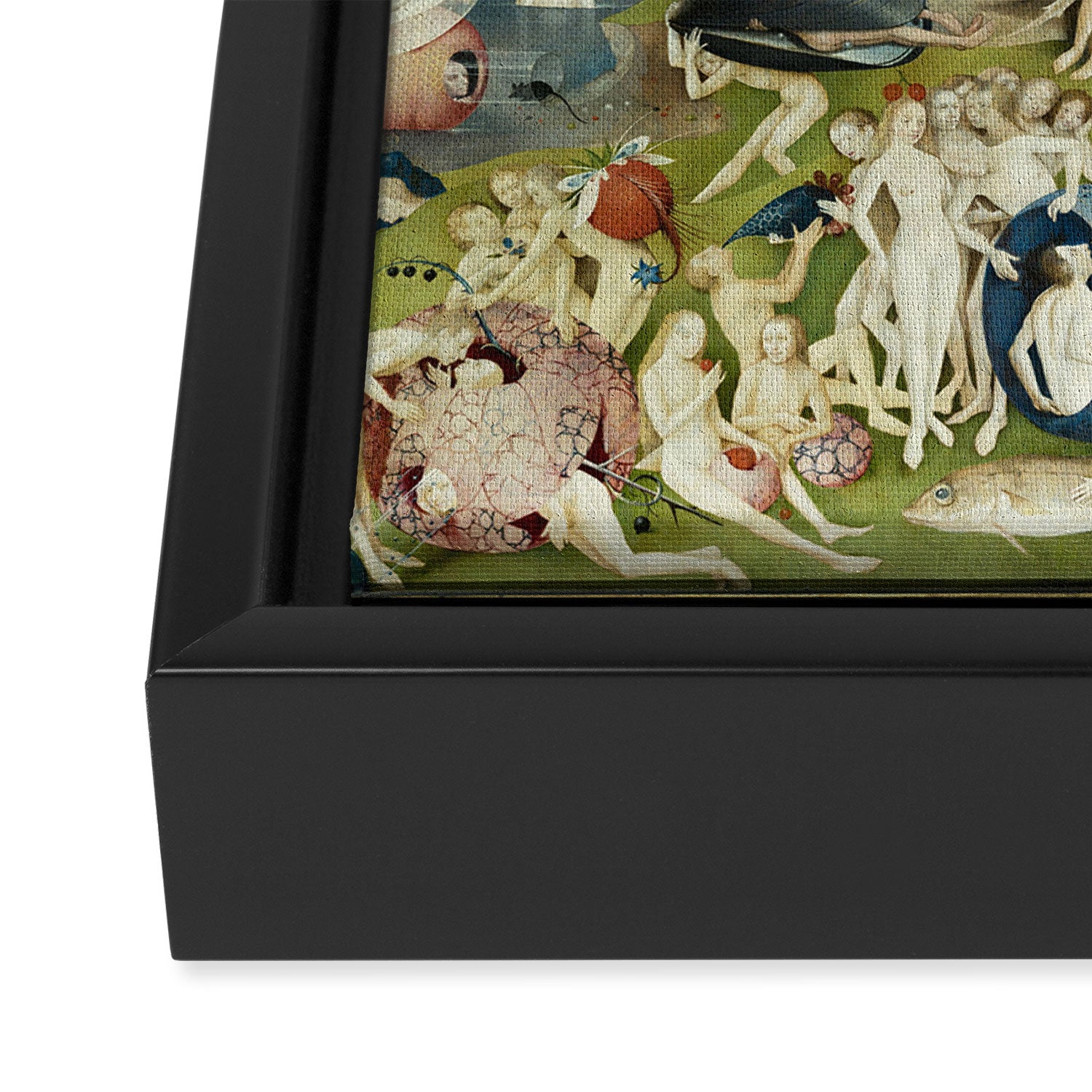 The Garden of Earthly Delights Framed Canvas Print Gallery Image 3