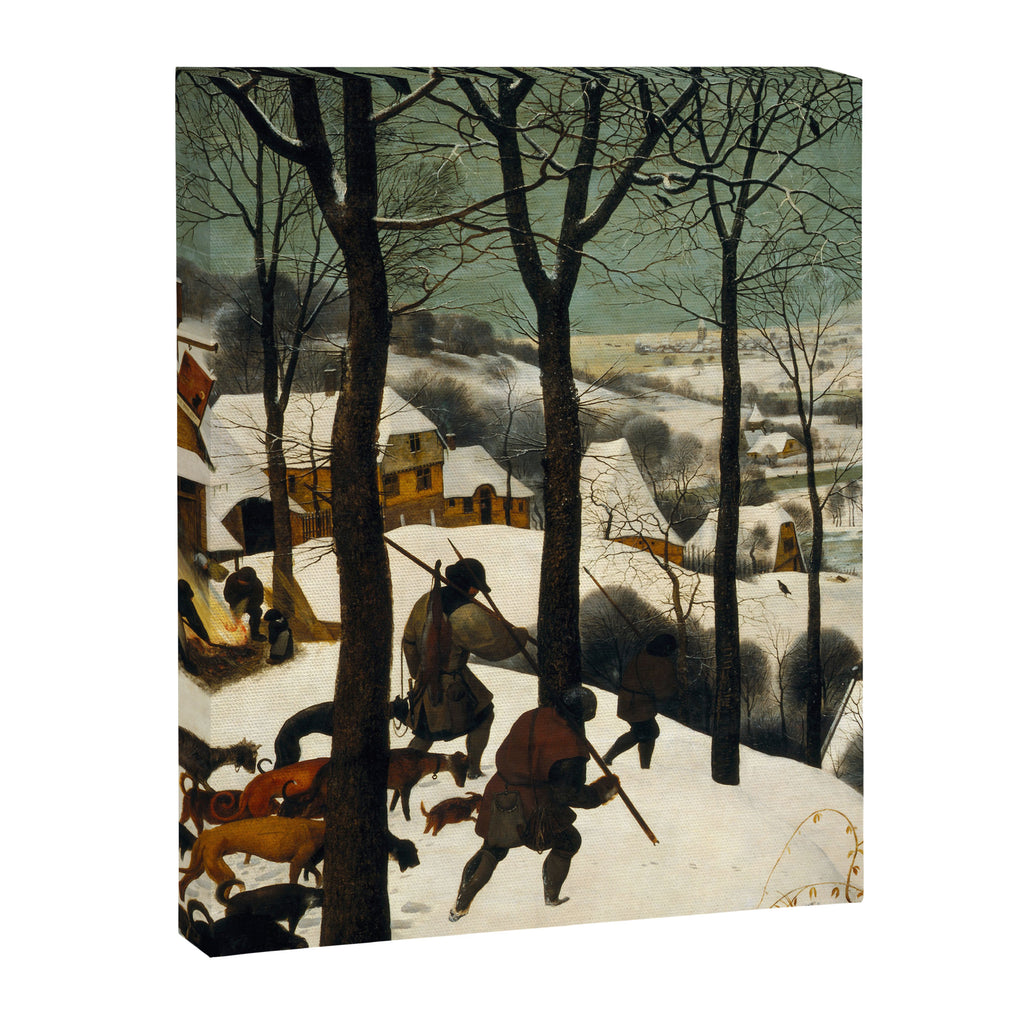The Hunters in the Snow, Pieter Bruegel the Elder Canvas Print Gallery Image 6