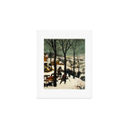 The Hunters in the Snow, Pieter Bruegel the Elder Art Print Gallery Image 1