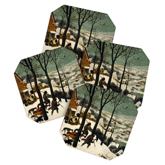 The Hunters in the Snow, Pieter Bruegel the Elder Coaster Gallery Image 1