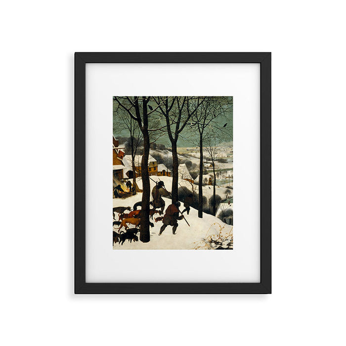 The Hunters in the Snow, Pieter Bruegel the Elder Framed Art Print Gallery Image 1