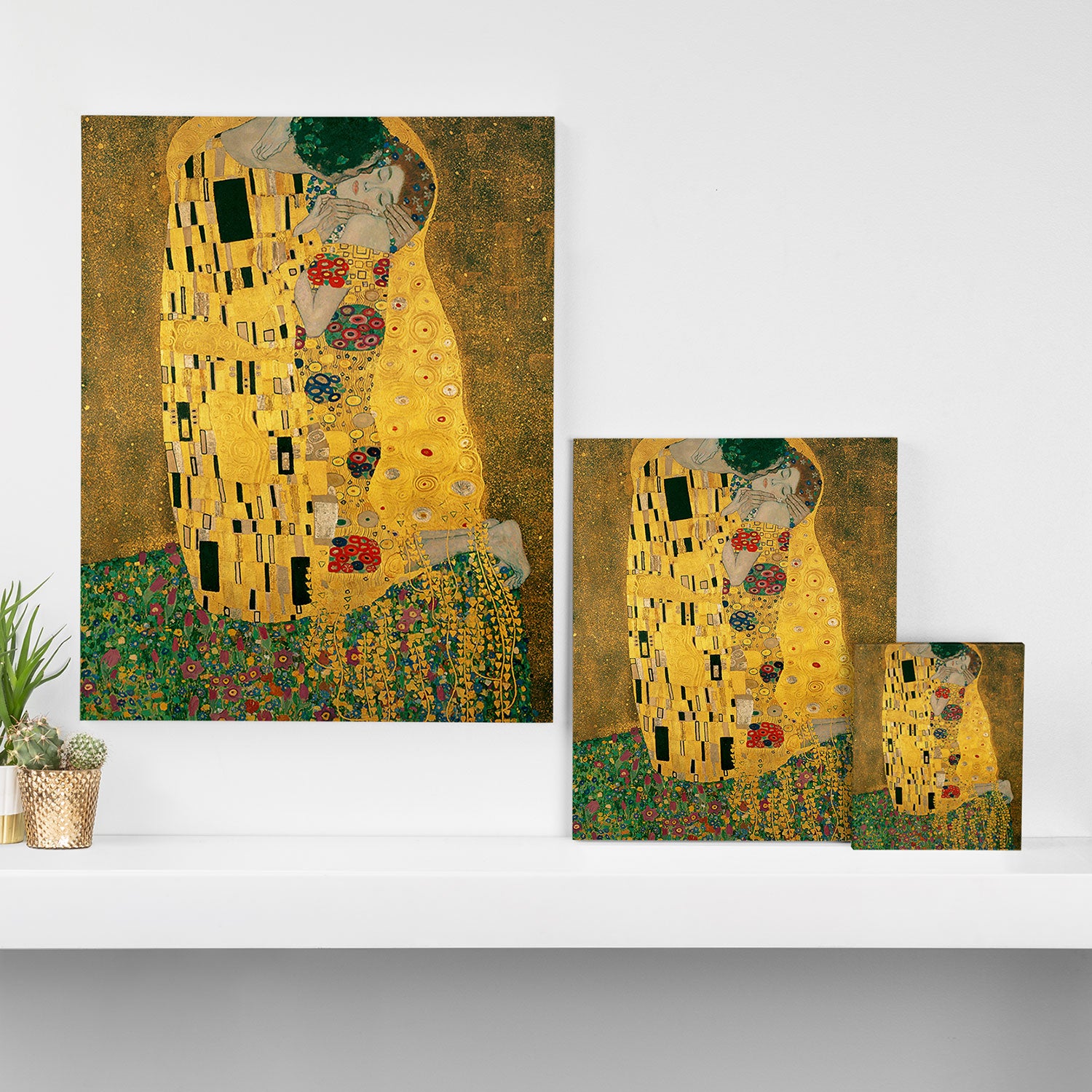 The Kiss Canvas Print Gallery Image 3