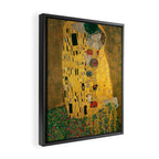 The Kiss Framed Canvas Print Gallery Image 2