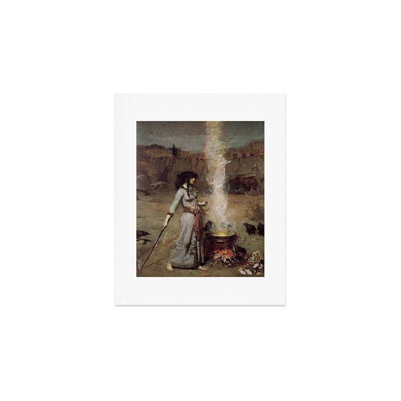 The Magic Circle, John William Waterhouse Art Print Gallery Image 1