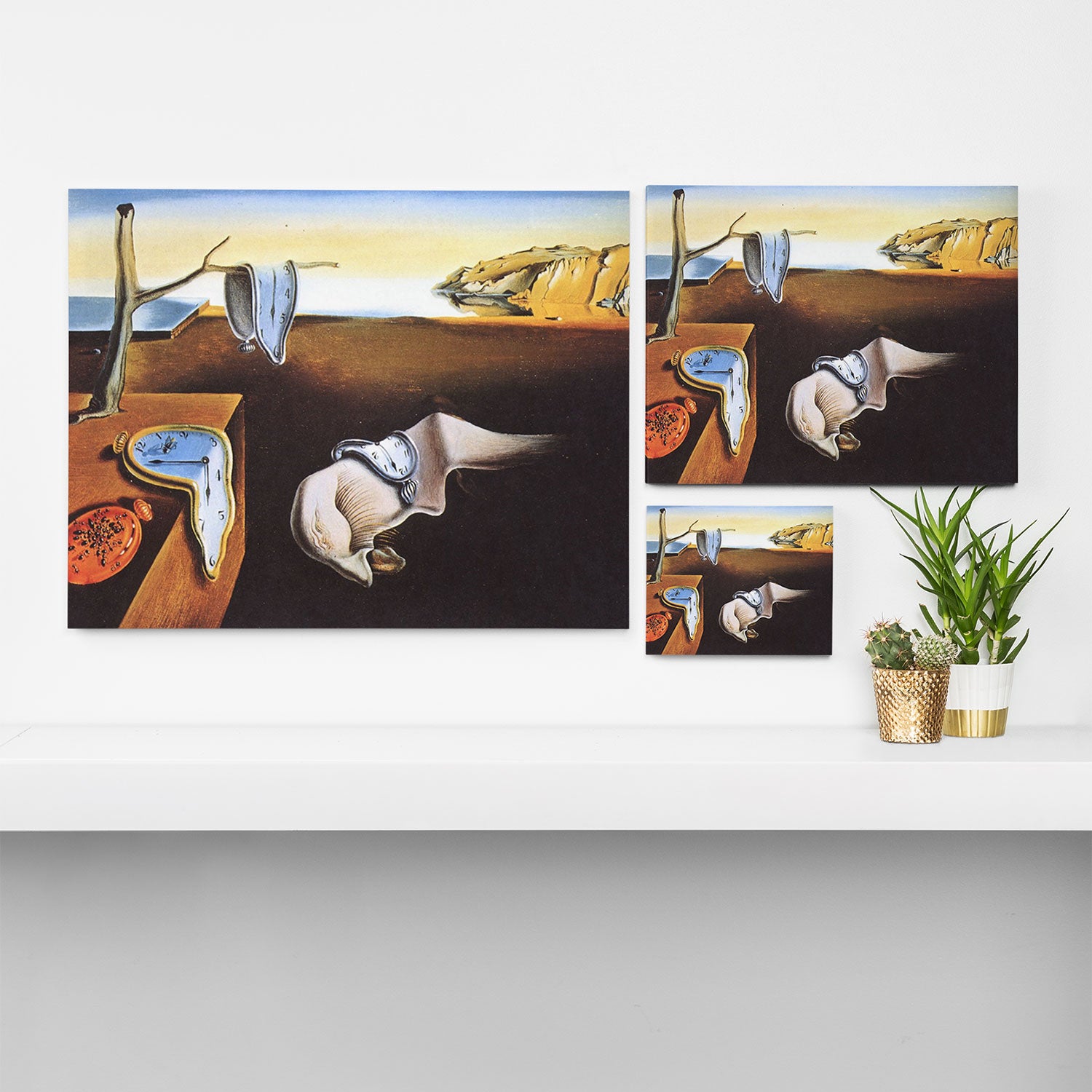 The Persistence of Memory by Salvador Dali Canvas Print Gallery Image 3