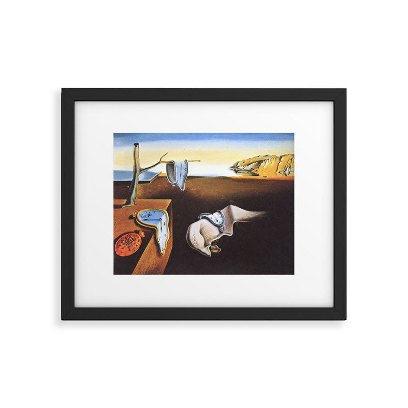 The Persistence of Memory by Salvador Dali Framed Art Print Gallery Image 5