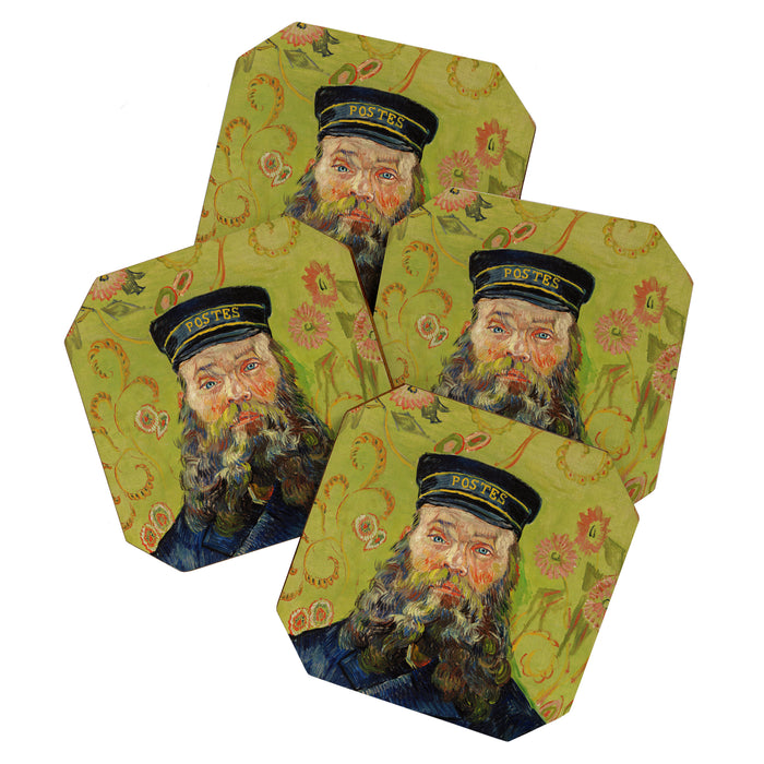 The Postman (Joseph Roulin) by Vincent Van Gogh Coaster Gallery Image 1