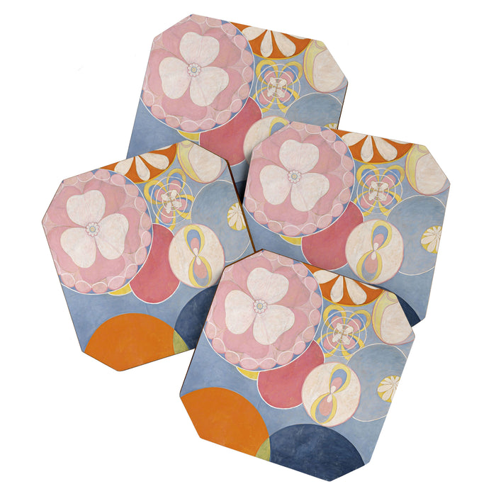 The Ten Biggest No. 2 Childhood By Hilma Af Klint Coaster Gallery Image 1
