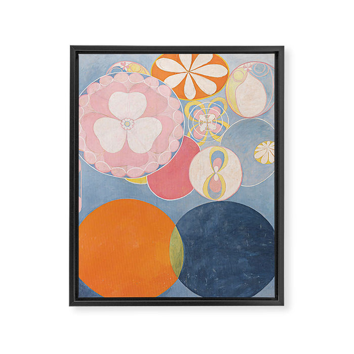 The Ten Biggest No. 2 Childhood By Hilma Af Klint Framed Canvas Print Gallery Image 1