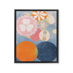 The Ten Biggest No. 2 Childhood By Hilma Af Klint Framed Canvas Print Gallery Image 6