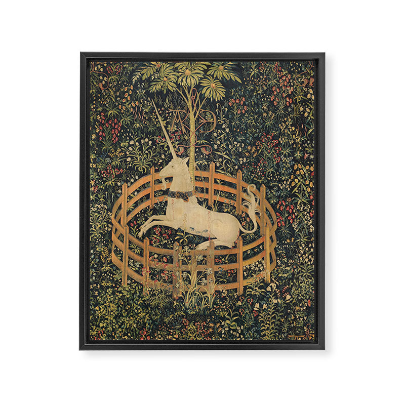 The Unicorn in Captivity Framed Canvas Print Gallery Image 6