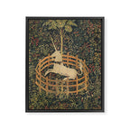 The Unicorn in Captivity Framed Canvas Print Gallery Image 6