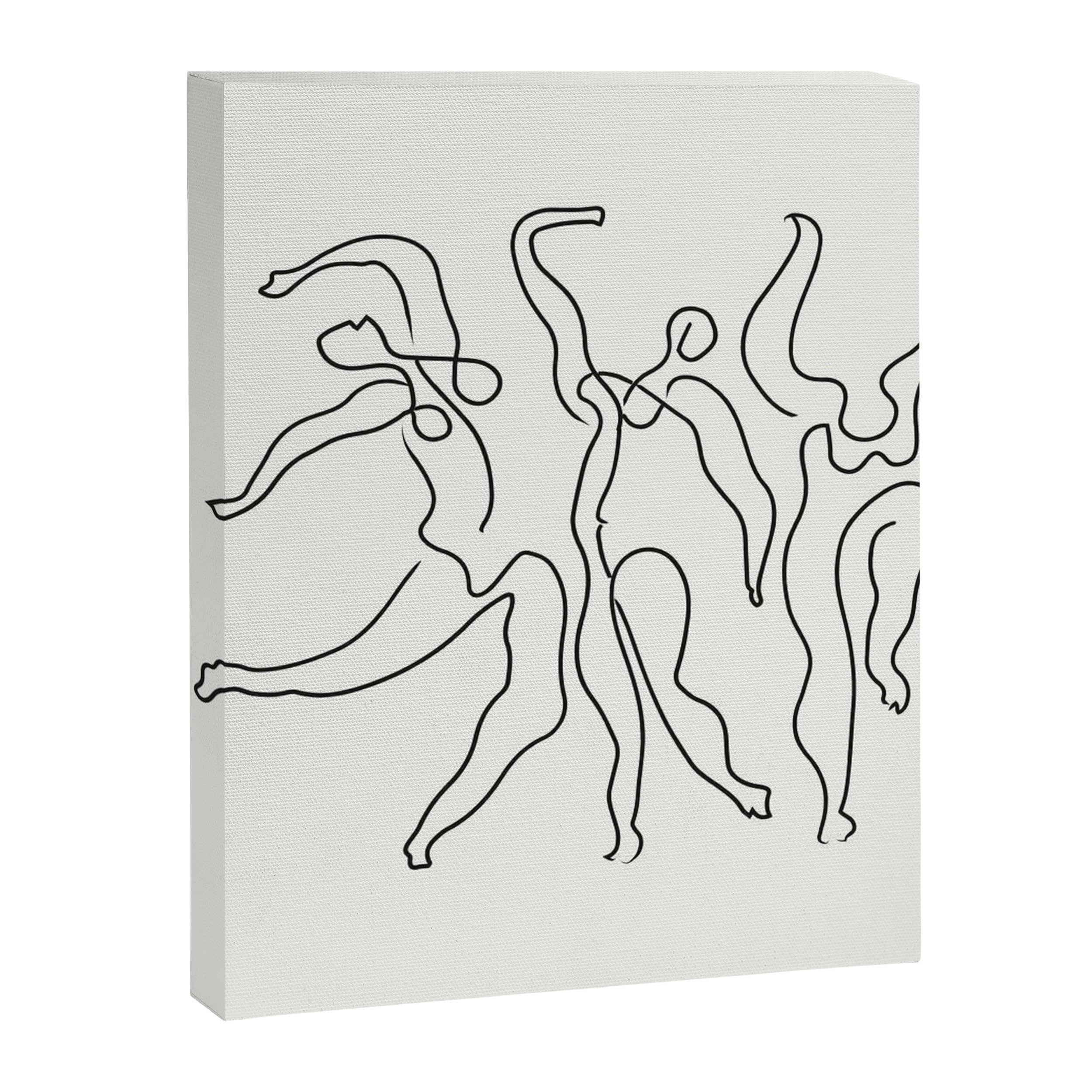 Three Dancers by Pablo Picasso Canvas Print Gallery Image 6