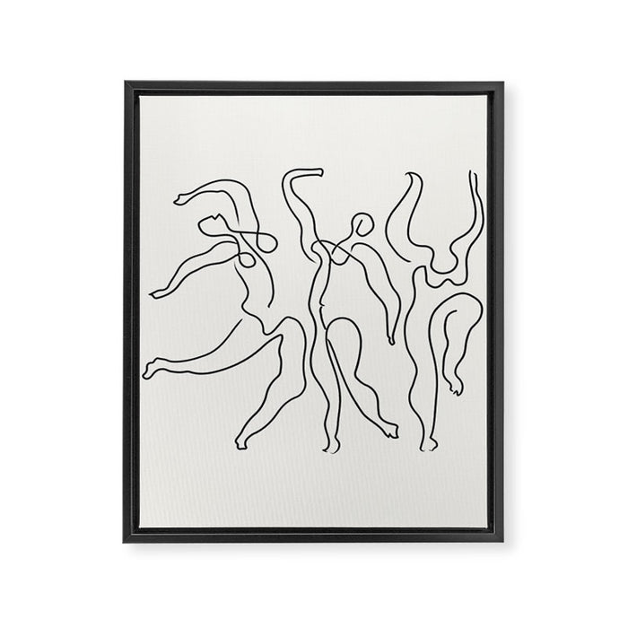 Three Dancers by Pablo Picasso Framed Canvas Print Gallery Image 1