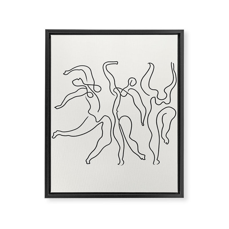 Three Dancers by Pablo Picasso Framed Canvas Print Gallery Image 6