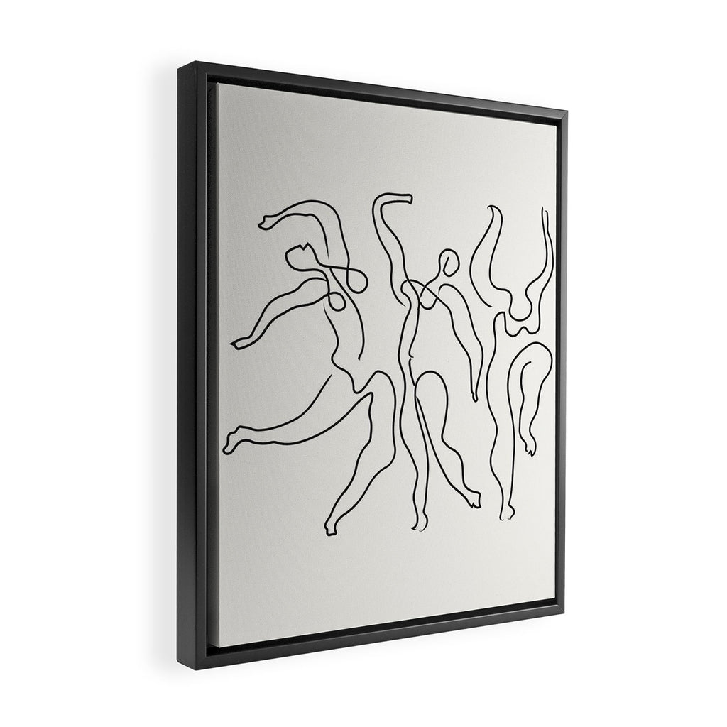 Three Dancers by Pablo Picasso Framed Canvas Print Gallery Image 2