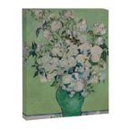 Vase with Pink Roses- Van Gogh Canvas Print Gallery Image 6