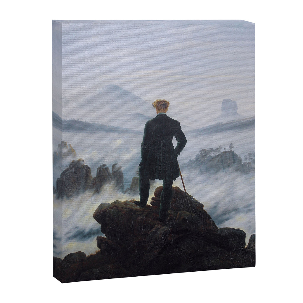 Wanderer above the Sea of Fog Canvas Print Gallery Image 6